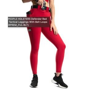 Red Tactical Leggings